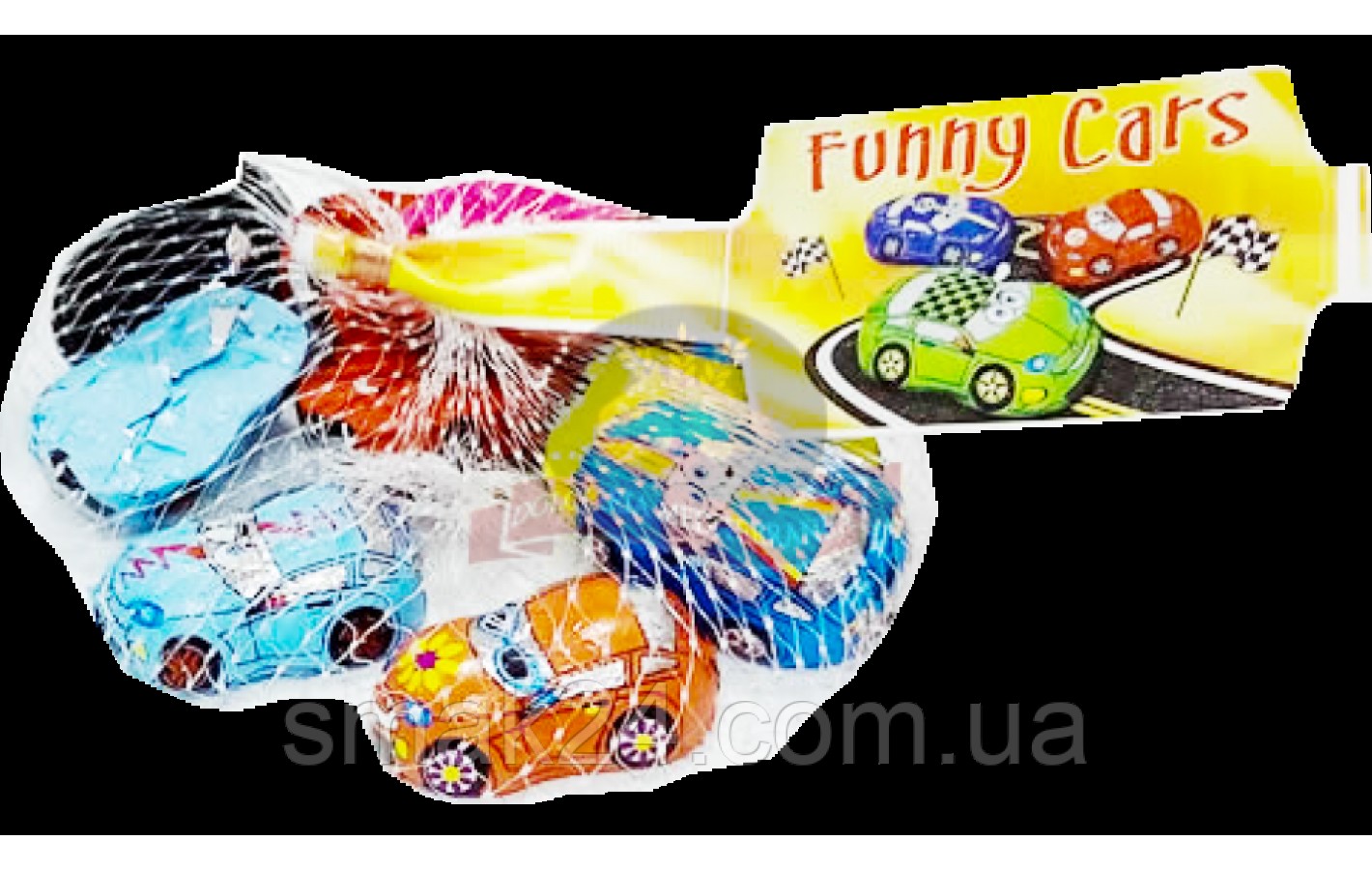Шоколад молочный Тачки Funni Cars Laika 100г Италия