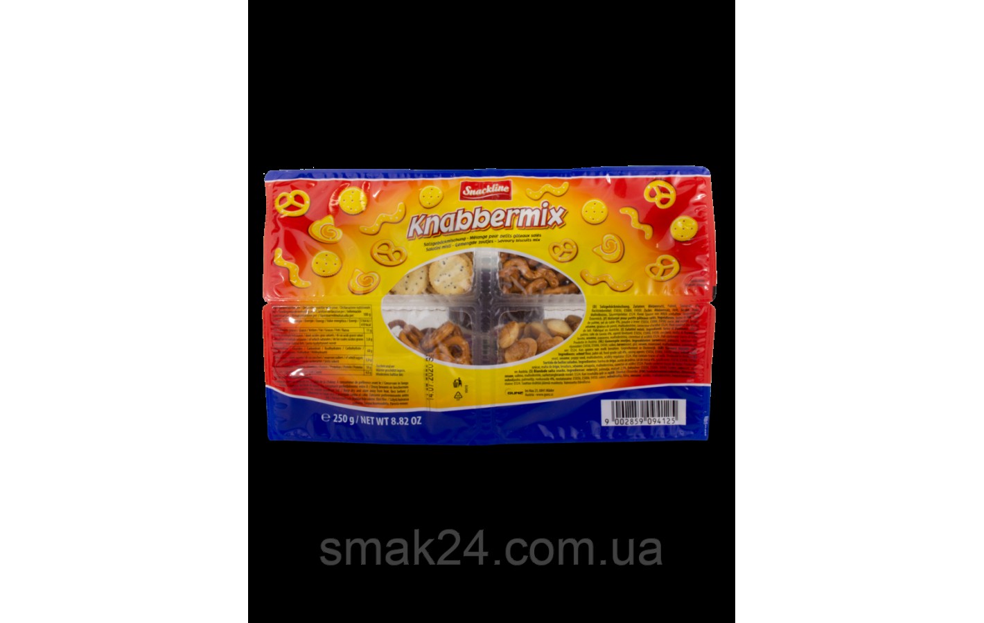 Крекери мікс Snackline Knabbermix 250 г Австрія