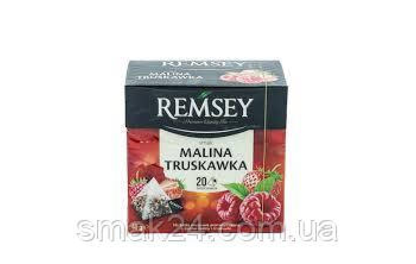 Чай  Remsey малина -клубника 20 пакет с нитью Польша