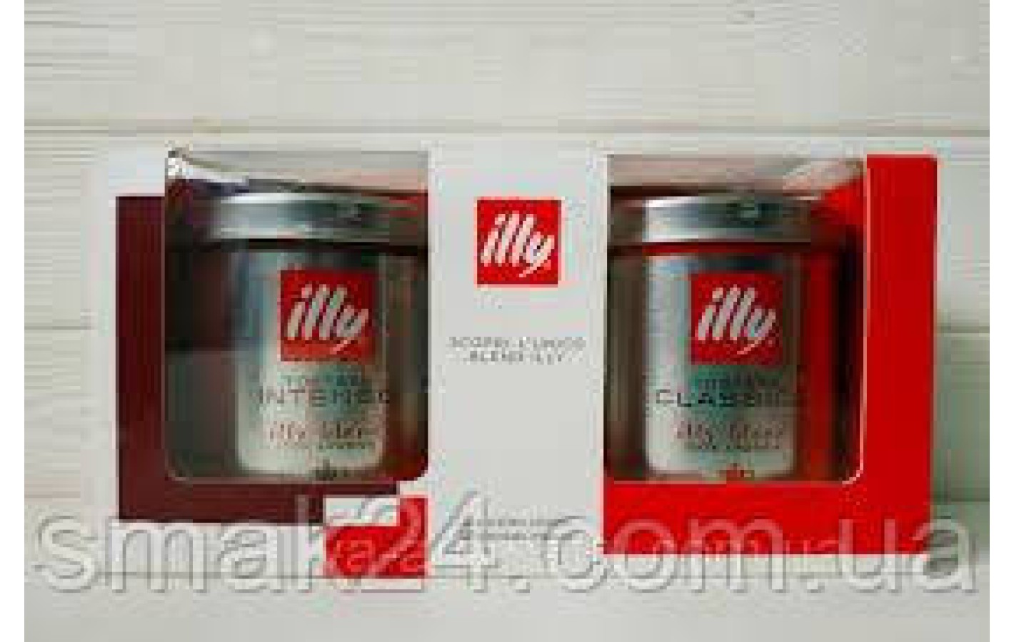 Кофе молотый Illy Tostato classic 125g + Tostato intenso 125g Италия