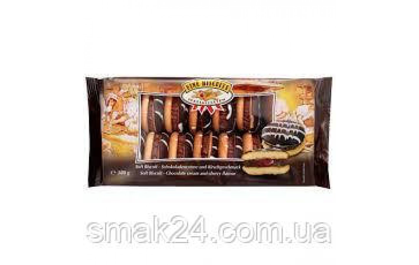 Печиво сендвіч із молочним кремом і вишневим джемом Feiny Biscuits Jaffa 380 г Австрія