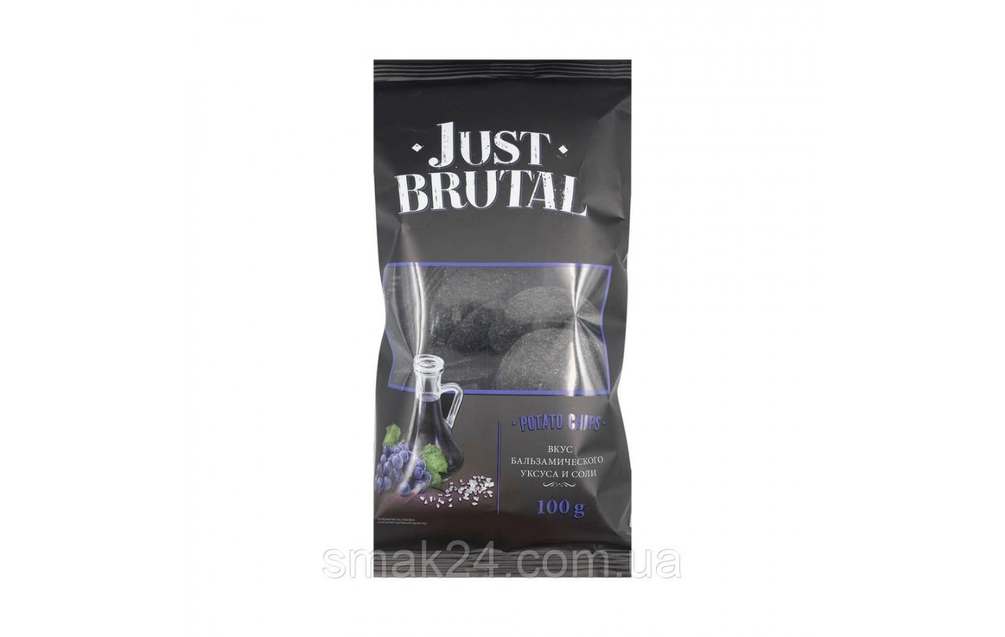 Чипсы картофельные Just Brutal бальзамический уксус и соль, 100 г Беларусь