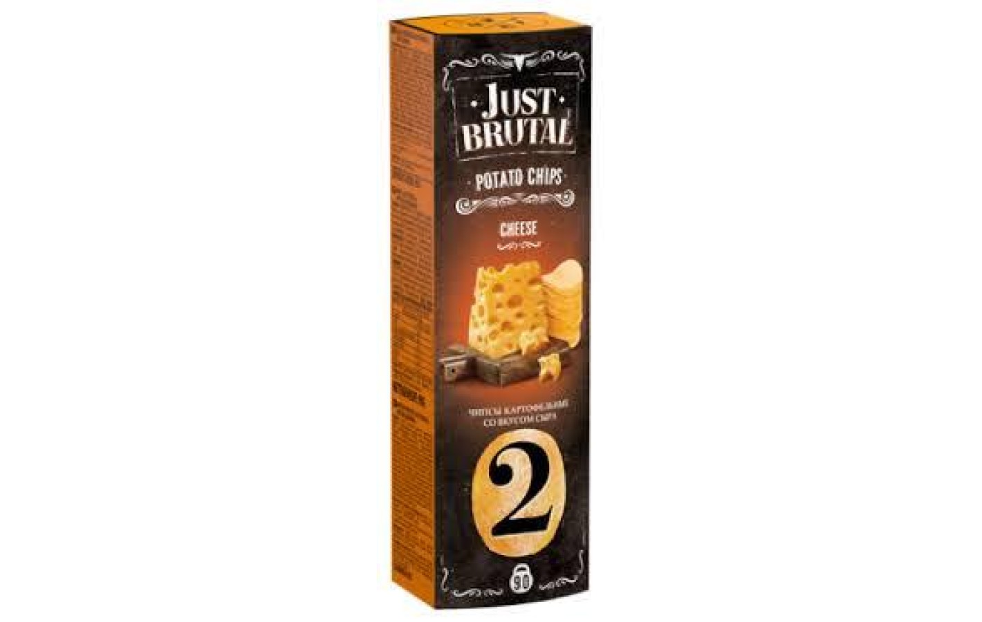 Чипсы картофельные Just Brutal с сыром, 90 г Беларусь