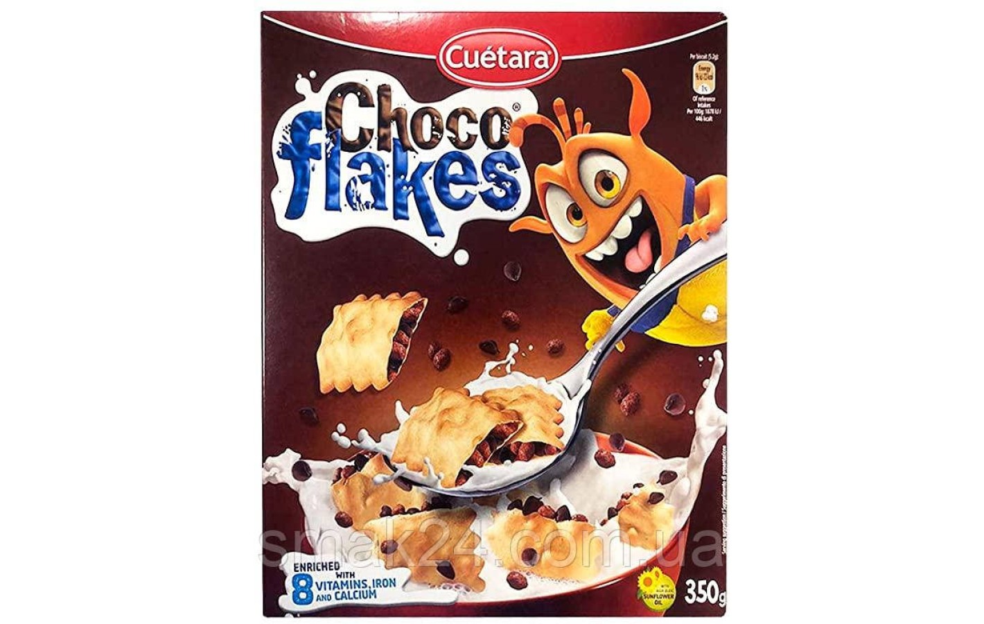 Печиво (пластівці) з вітамінами, залізом і кальцієм Flakes Cuetara 350г Іспанія