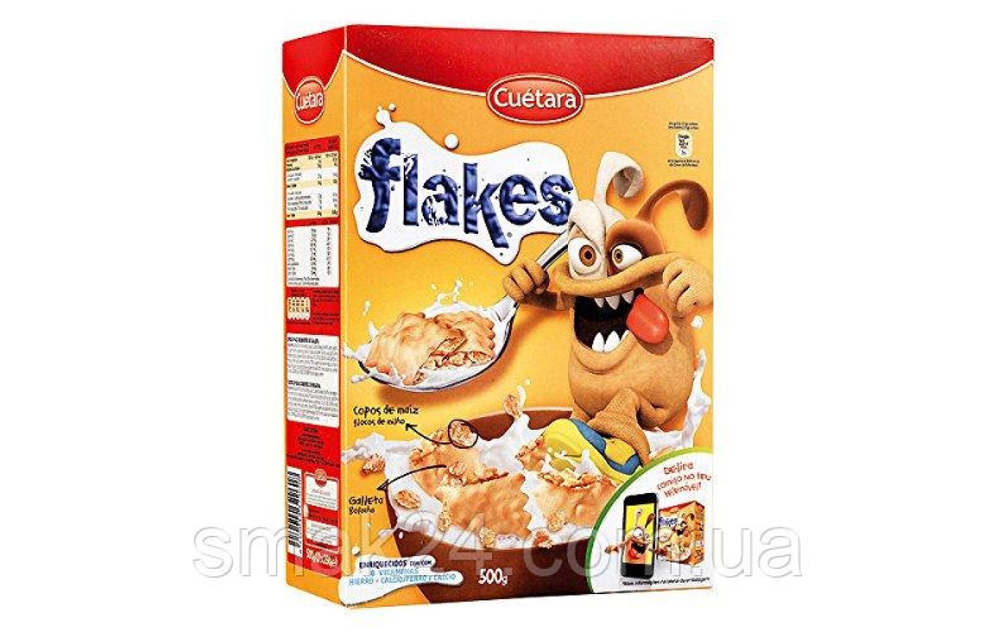 Печенье (хлопья) с витаминами, железом и кальцием Flakes Cuetara 500г (2x250) Испания