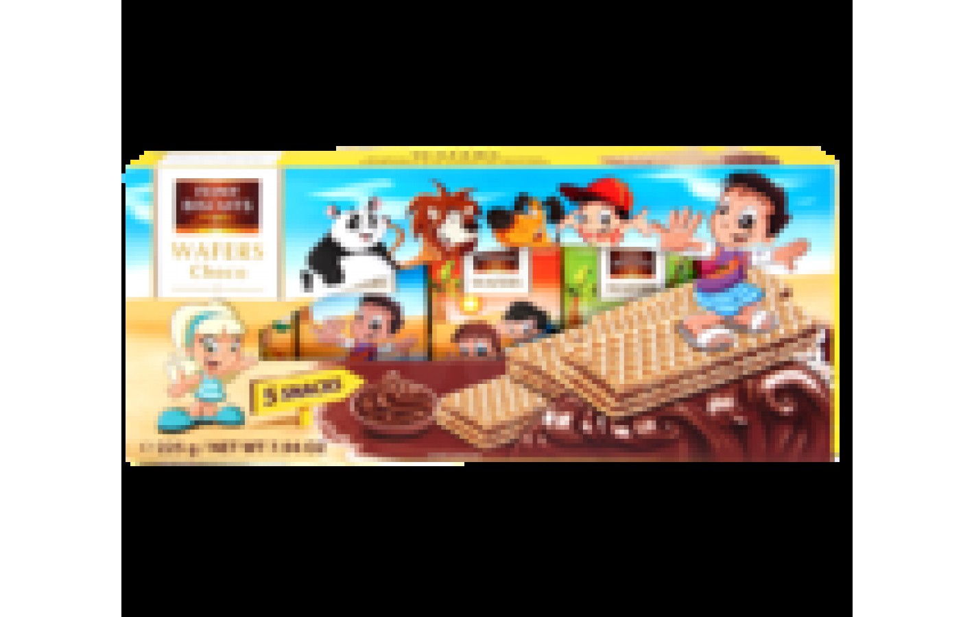 Вафлі дитячі шоколадні Feiny Biscuits Kids-wafers with chocolate cream 225g (5x45g) Австрія