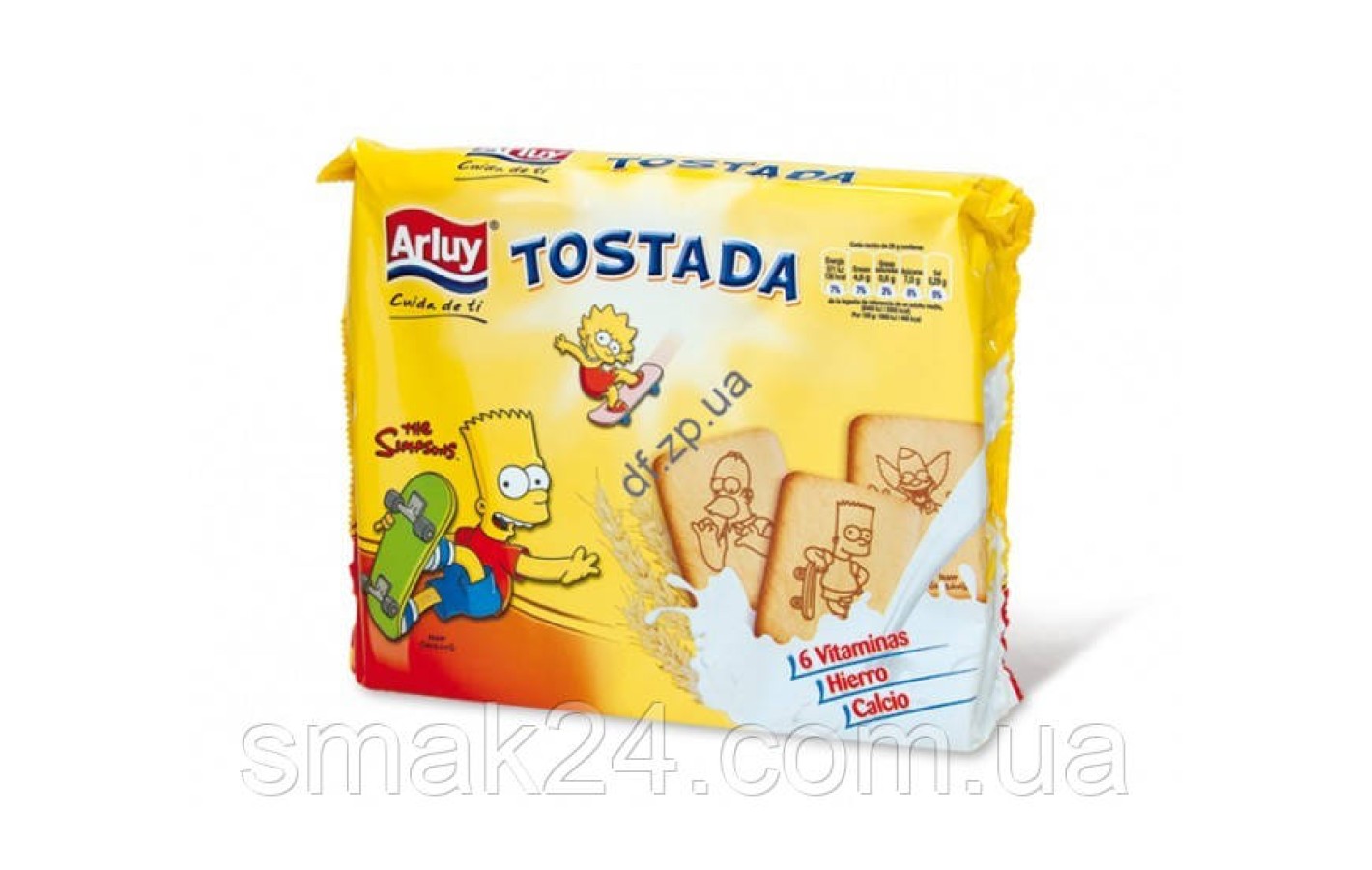 Печиво Tostada Сімсони Arluy (3x240г) 720 г Іспанія