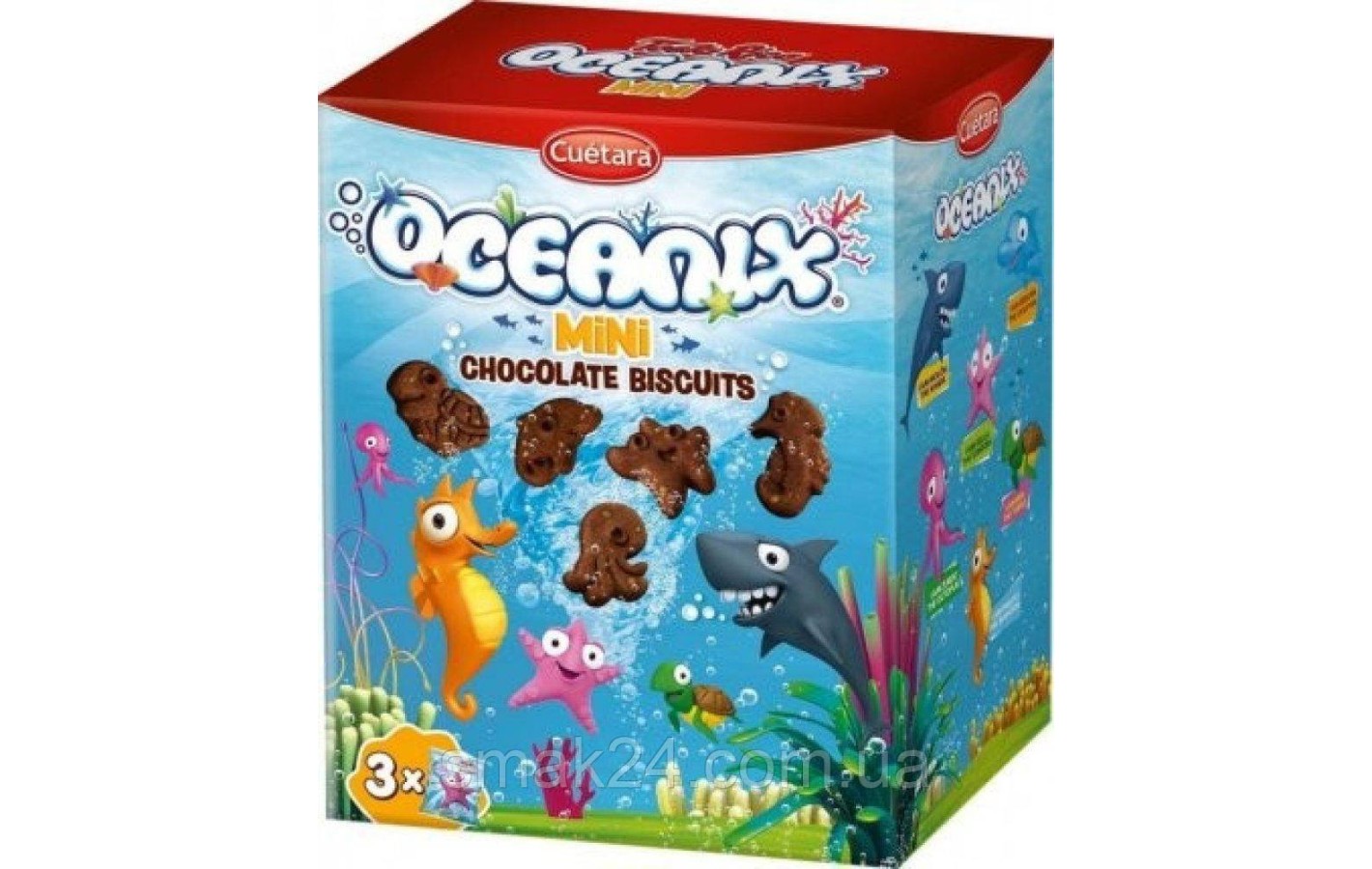 Міні-печиво з какао Mini Oceanix Cuetara 120г Іспанія