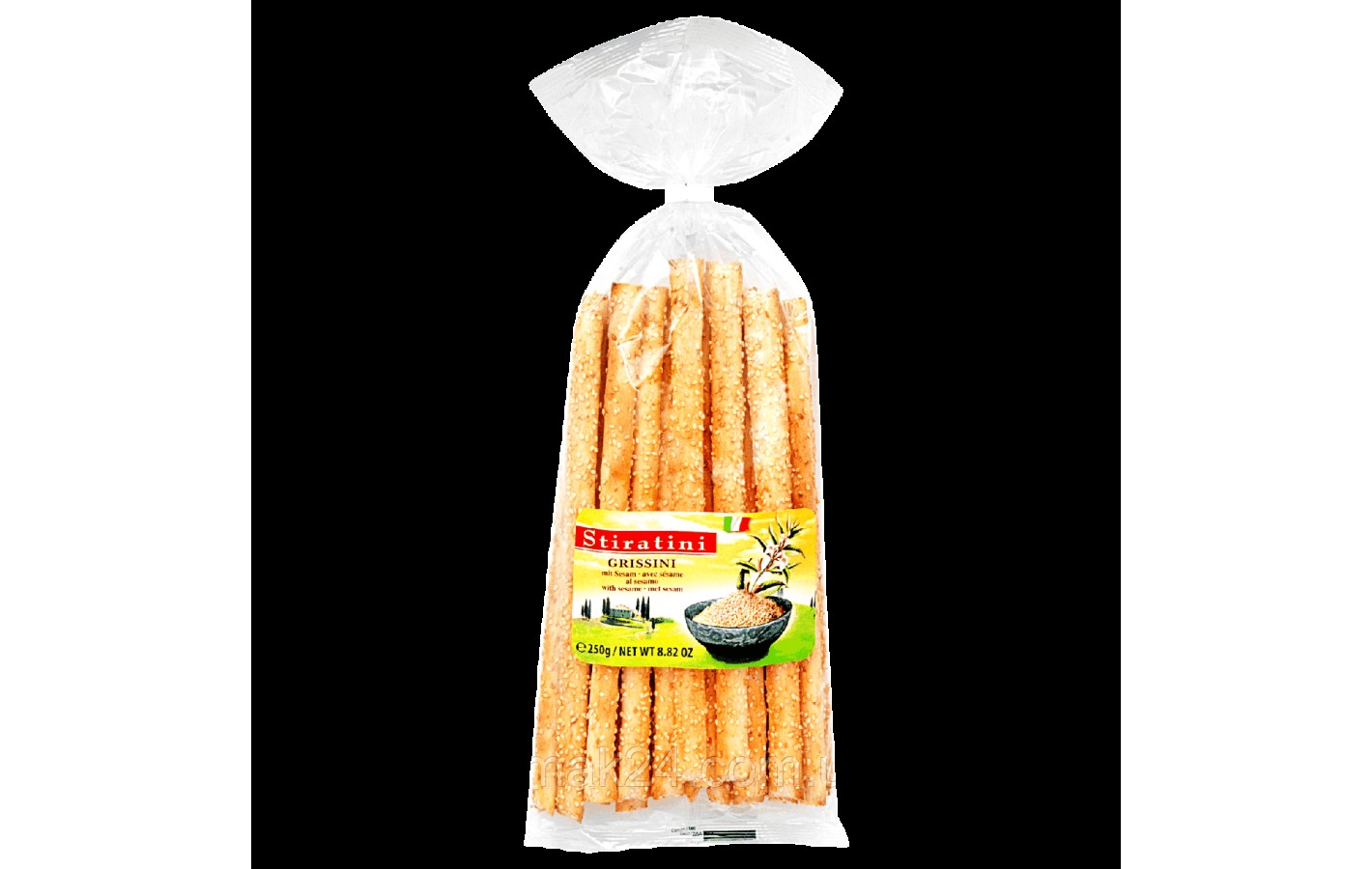 Хлібні палички без пальмової олії з кунжутом Stiratini Sesam Grissini 250 г Австрія