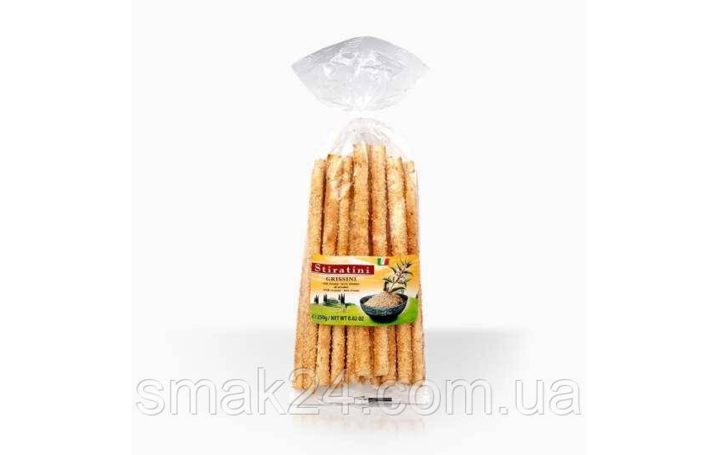 Хлібні палички без пальмової олії з кунжутом Stiratini Sesam Grissini 250 г Австрія