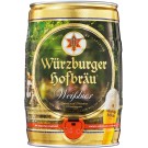 Пиво светлое нефильтрованное Wurzburger Weissbier  5.4% 5л Германия
