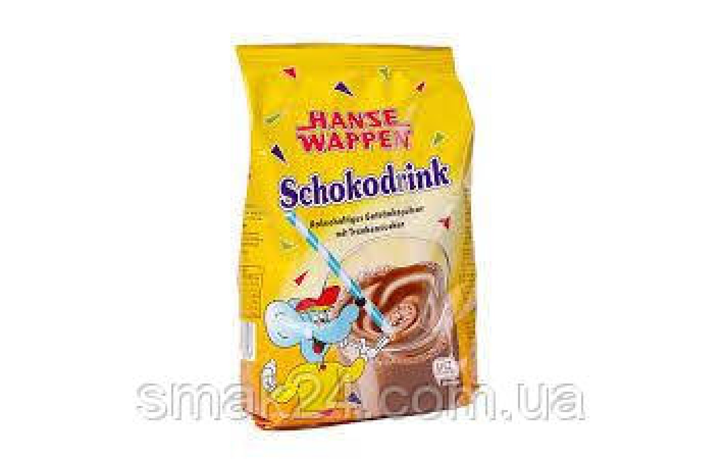 Шоколадний какао напій із вмістом виноградного цукру Schokodrink 500 г Німеччина