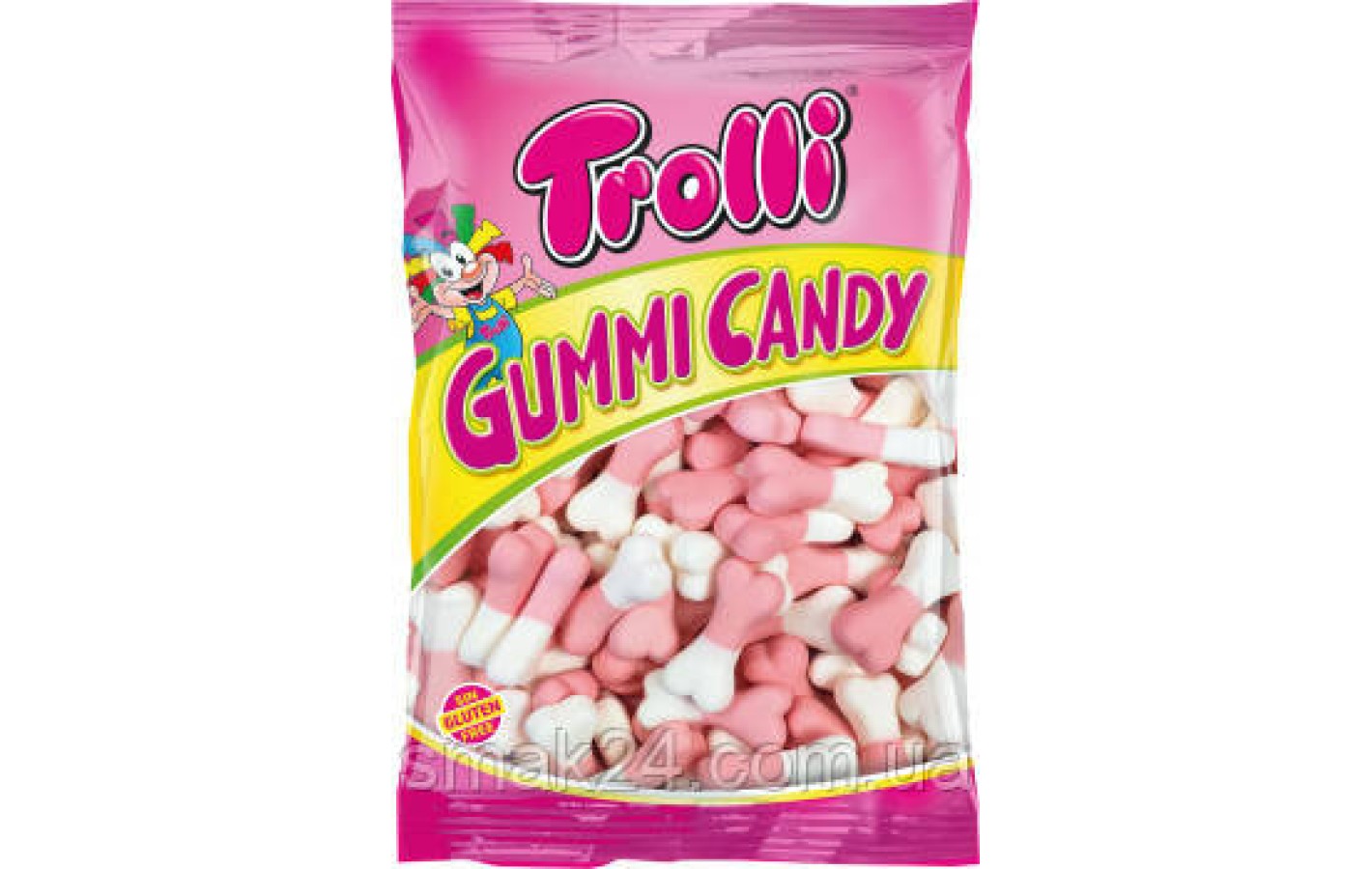 Желейные конфеты без глютена Trolli Косточка Германия 1кг