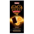 Черный шоколад без сахара и глютена  Torras ZERO NEGRA TARONJA с апельсином Испания 125 г
