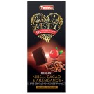 Чорний шоколад без цукру і глютену Torras ZERO cranberries з какао-бобами і журавлиною Іспанія 125 г