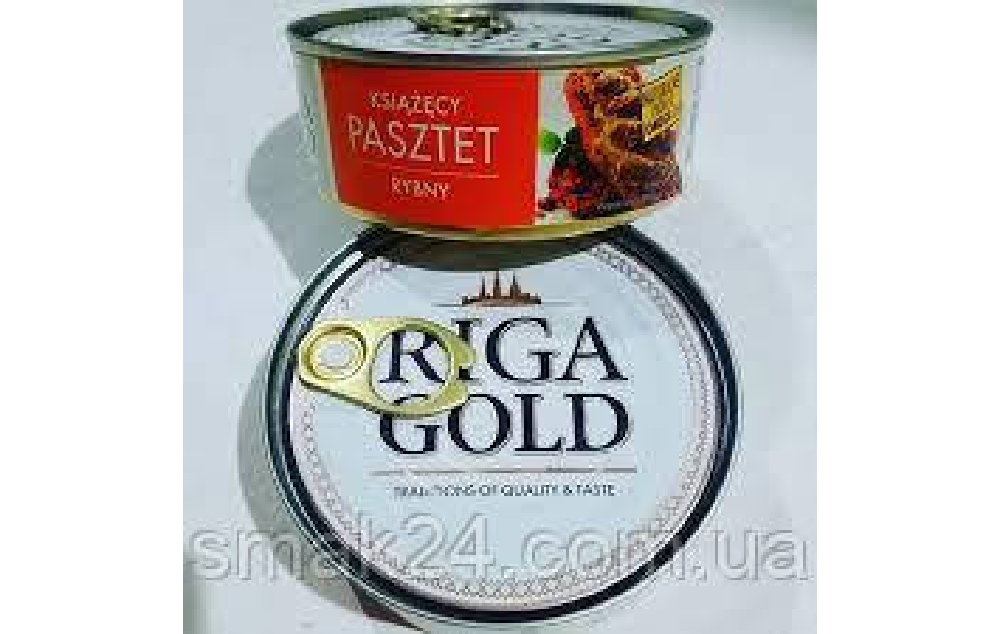 Паштет копченый рыбный Riga Gold  pasztet rybny 240 г Латвия