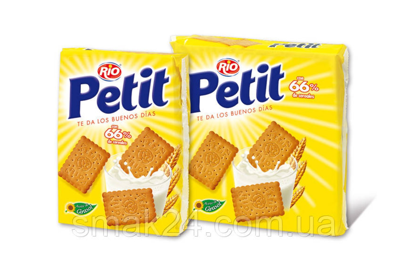 Печиво хрустке чайне зернове Rio Petit Arluy (2x133г) 265г Іспанія