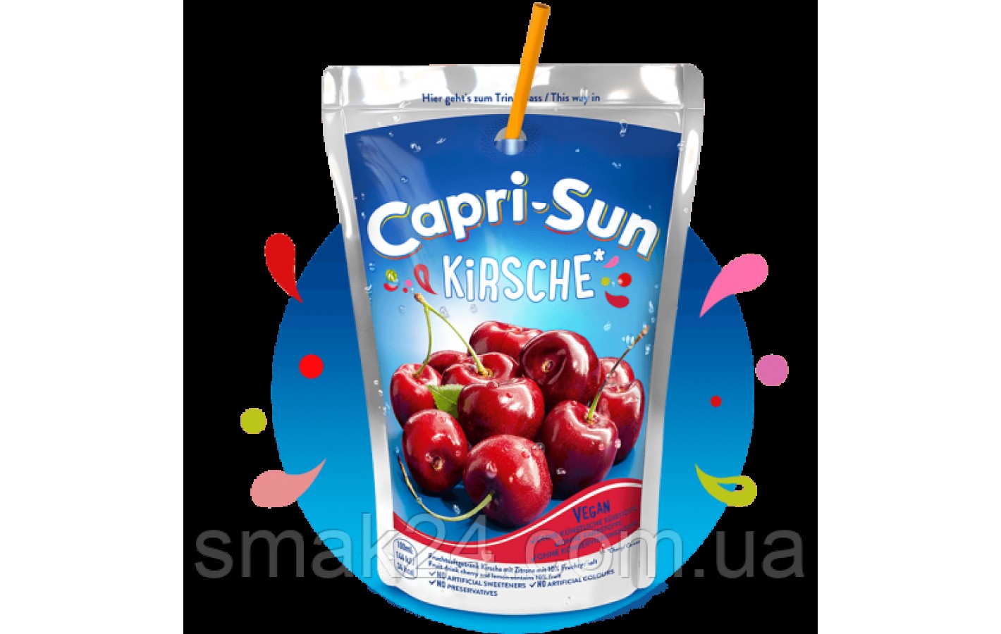 Сік Capri-Sun Kirsche , вишня 200 мл Німеччина