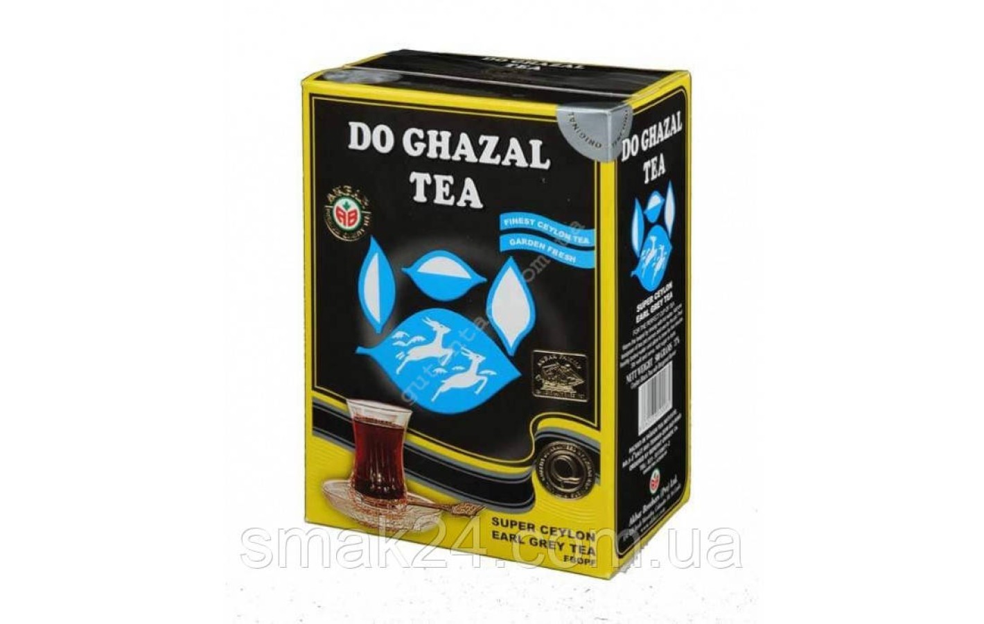 Черный цейлонский чай с бергамотом Akbar «Do Ghazal Tea Pure Ceylon» 500г