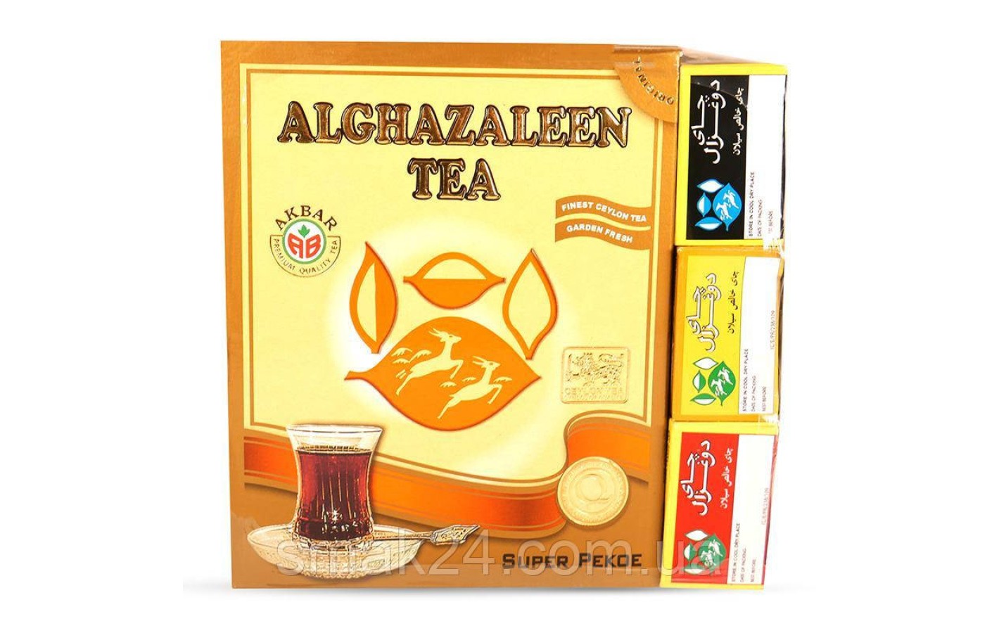 Черный цейлонский чай Премиум Akbar «Do Ghazal Tea Super Pekoe »450г + 3 пробника