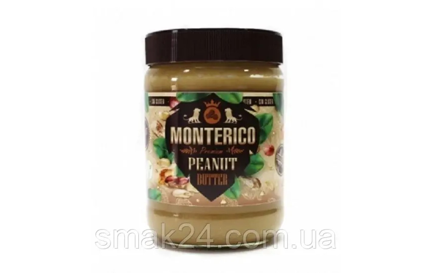 Арахісова паста без глютену Monterico Premium 500г Іспанія