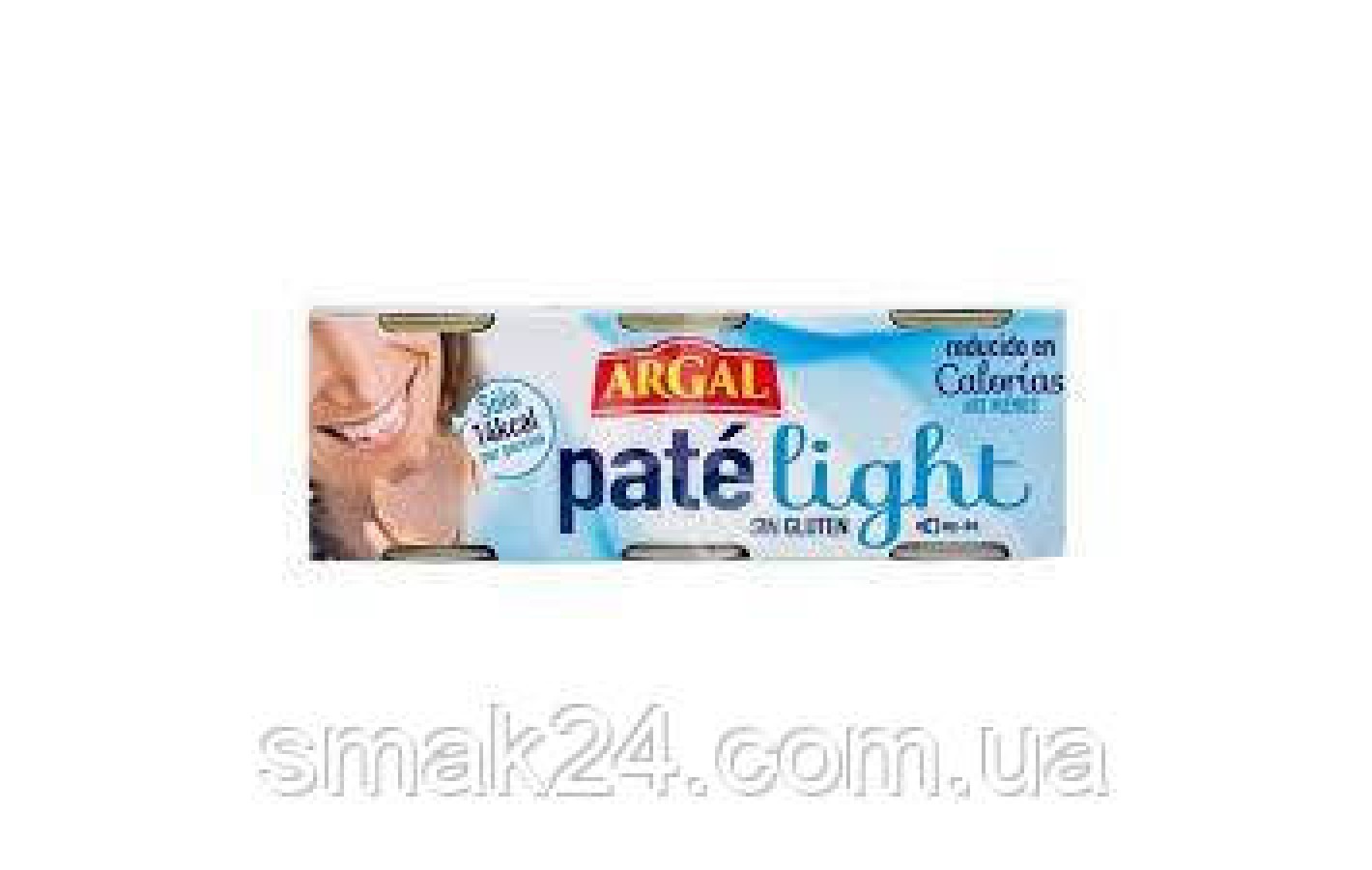 Паштет из свиной печени низкокалорийный без глютена Paté light Argal ,240 г (3 х 80 г) Испания