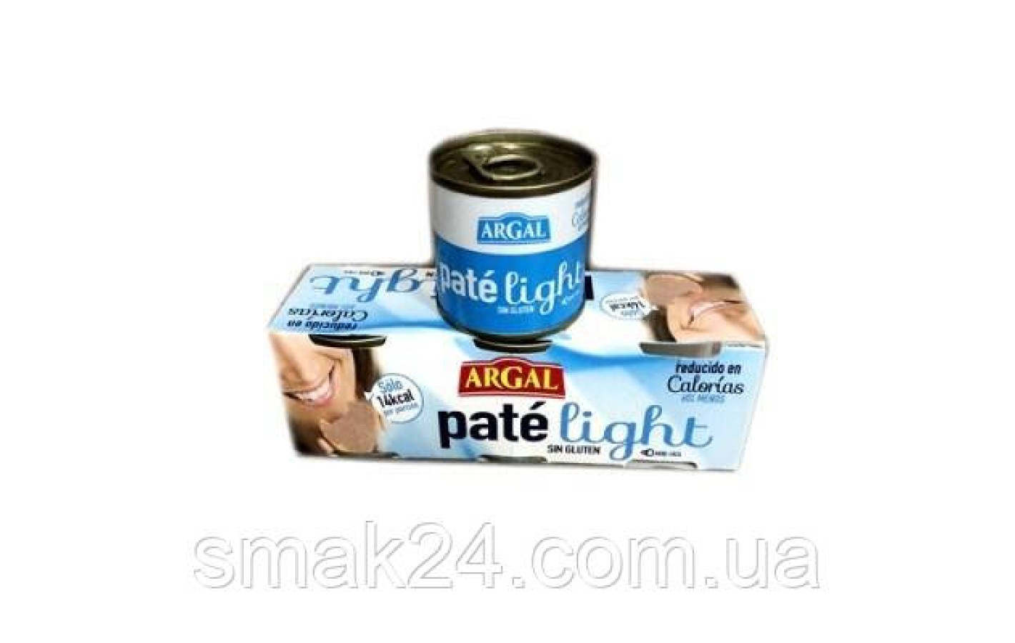 Паштет из свиной печени низкокалорийный без глютена Paté light Argal 80 г Испания