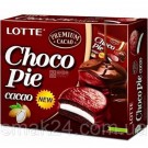 Печенье (Пирожное) шоколадное Choco Pie LOTTE Чоко пай Cacao 28г Ю.Корея
