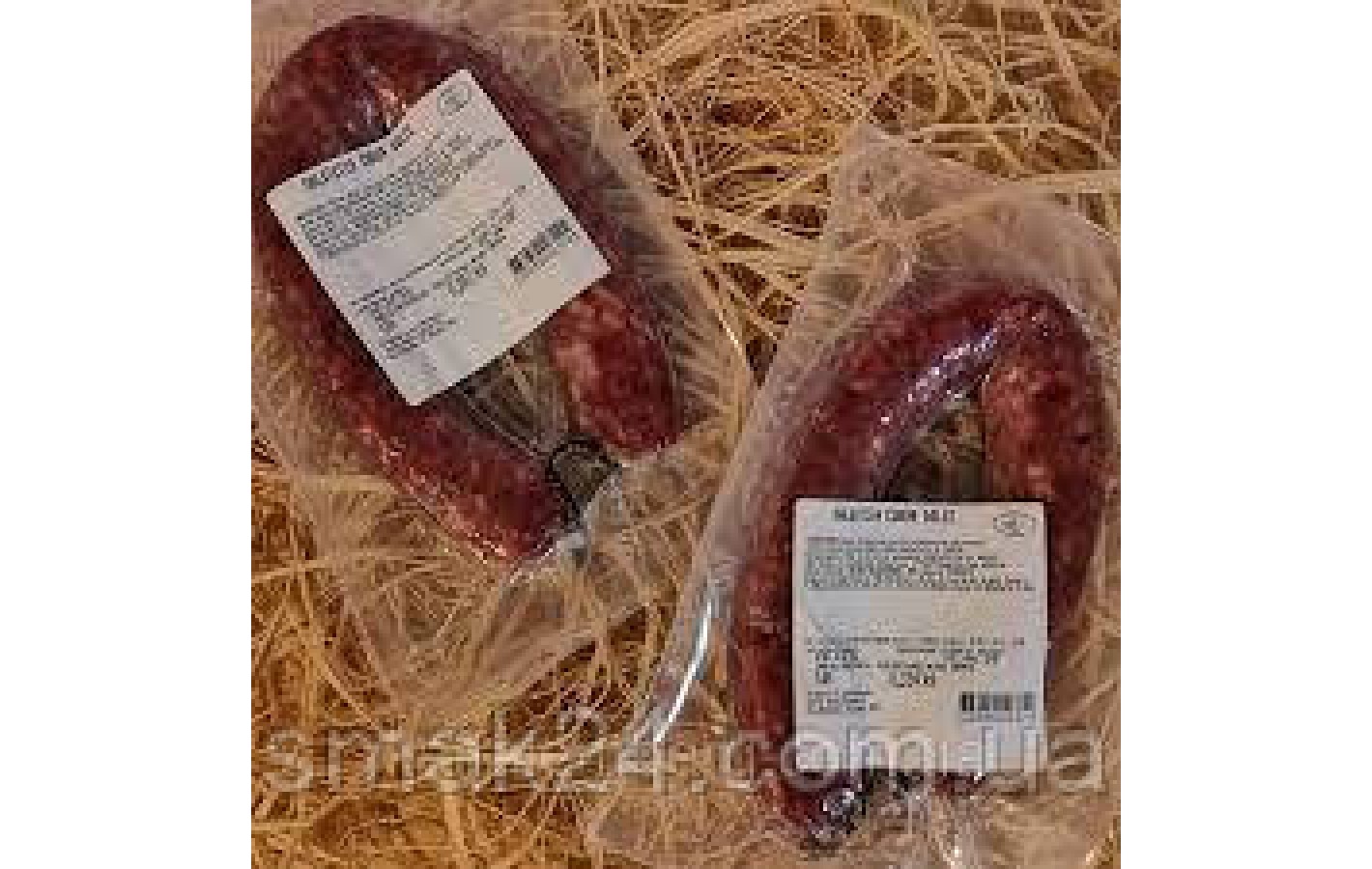 Італійська ковбаса салямі Salsiccia curva dolce (вага кільця 0,315 р - 0,350 р)