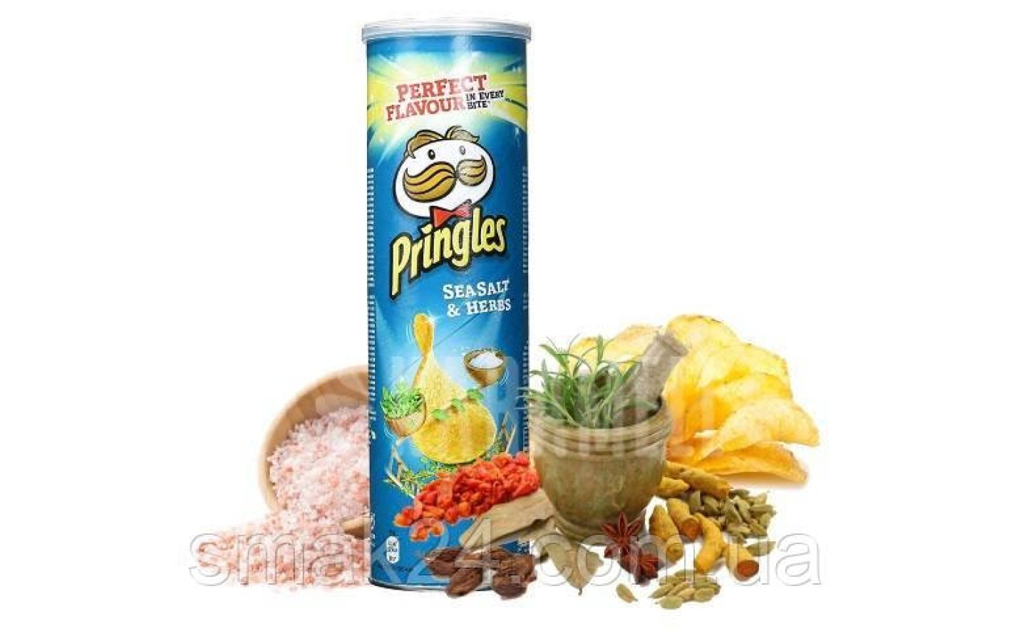 Чіпси з морською сіллю і травами Pringles Sea Salt & Herbs , 165 г
