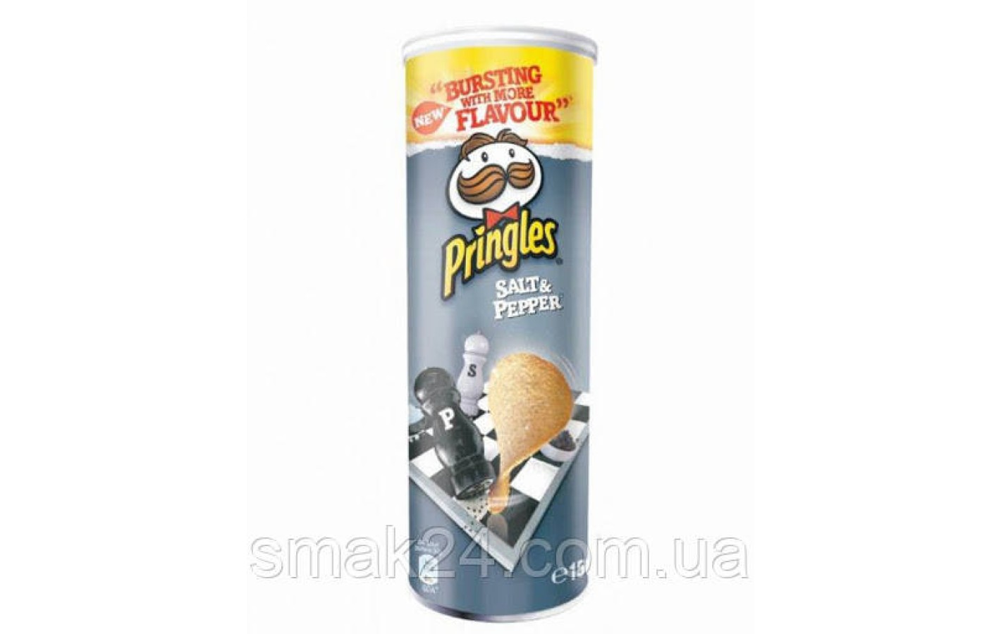 Чипсы морская соль и черный перец  Pringles sea salt and black pepper 165г