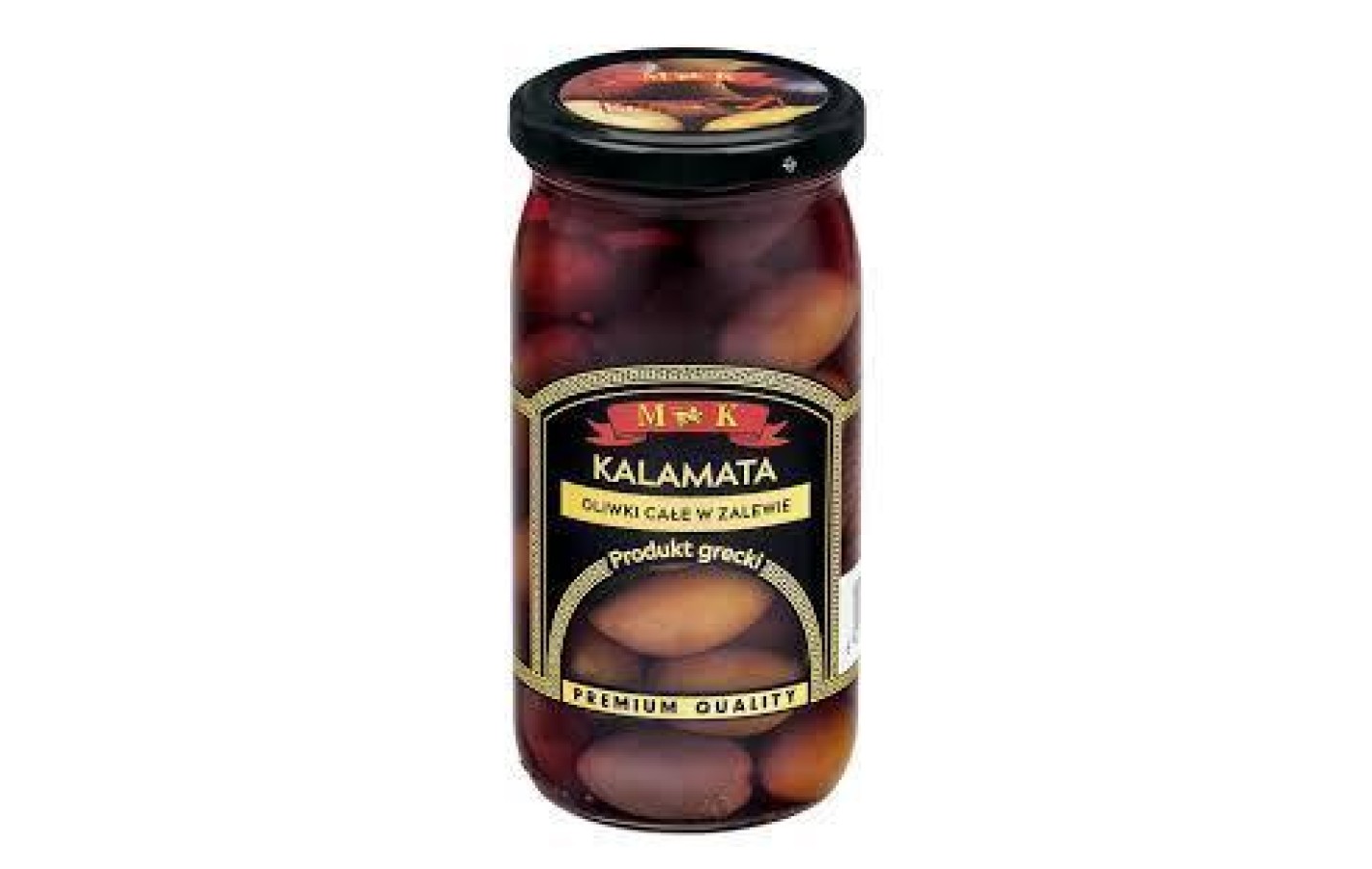 Оливки каламата M&K Kalamata, 350/200 г