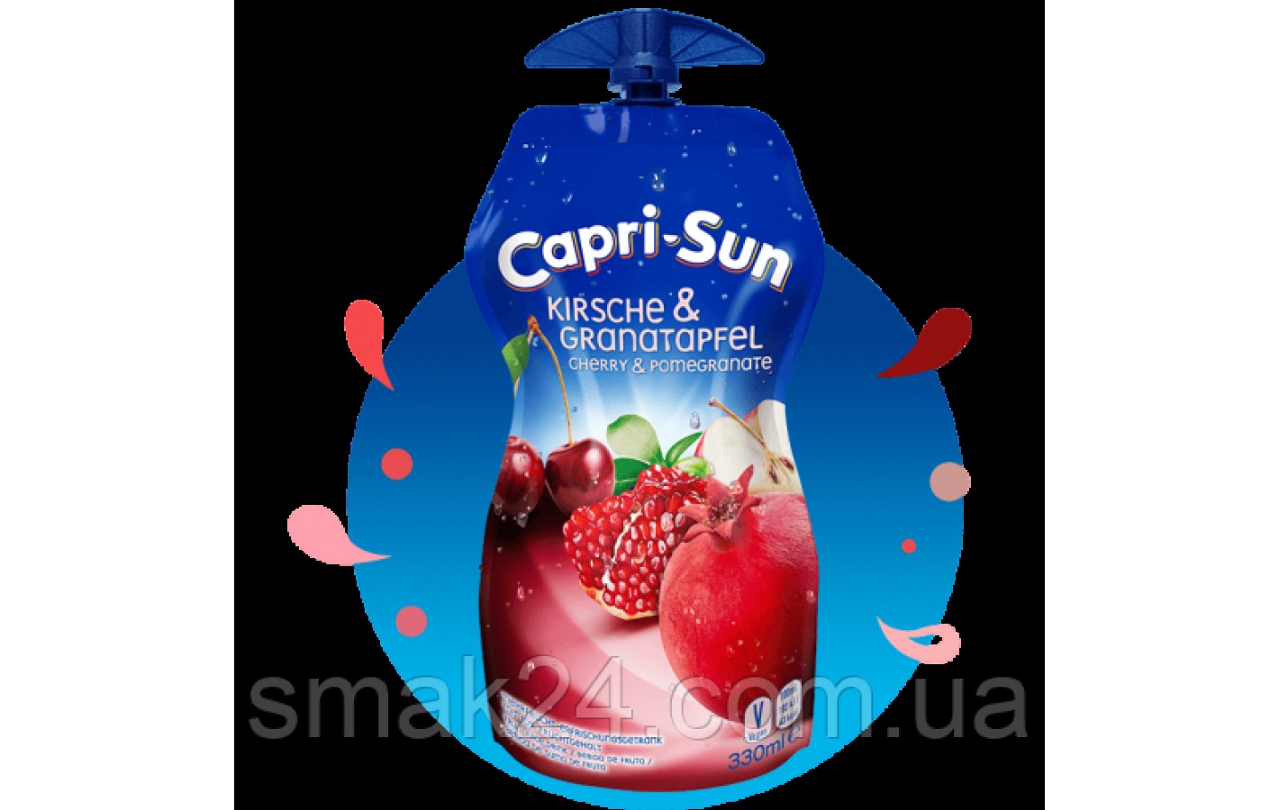Сок вишнево- гранатовый Capri-Sun Kirsche & Granatapfel  330 мл Германия
