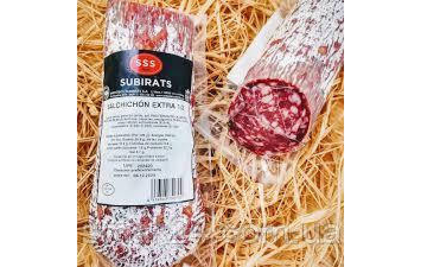 Ковбаса Салямі Subirats Salchichon Extra без глютену (1/2 палиці 650-750г) 1 кг Іспанія