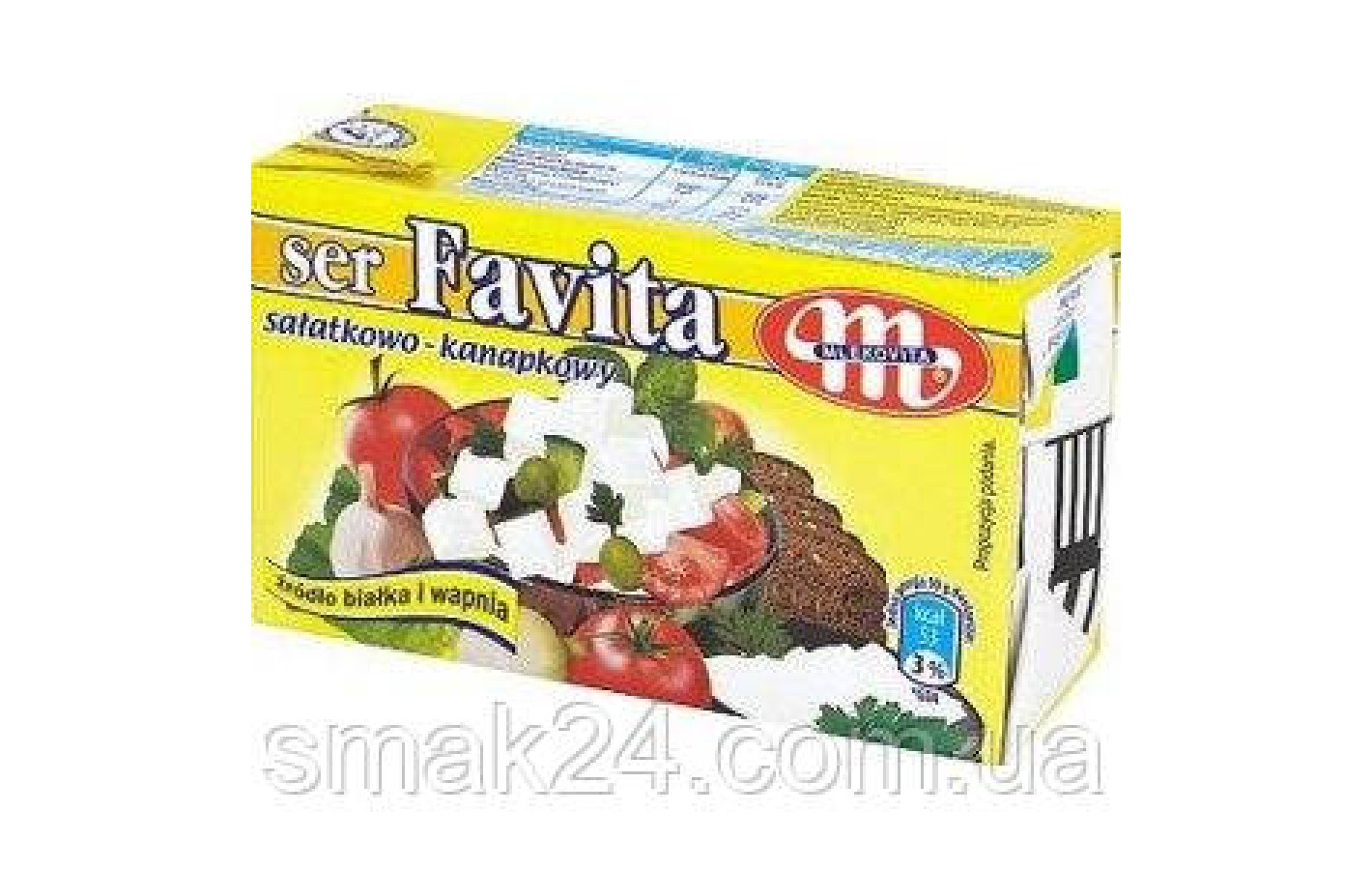 Сир-крем Фета Favita Mlekovita 12% жирн.270г Польща
