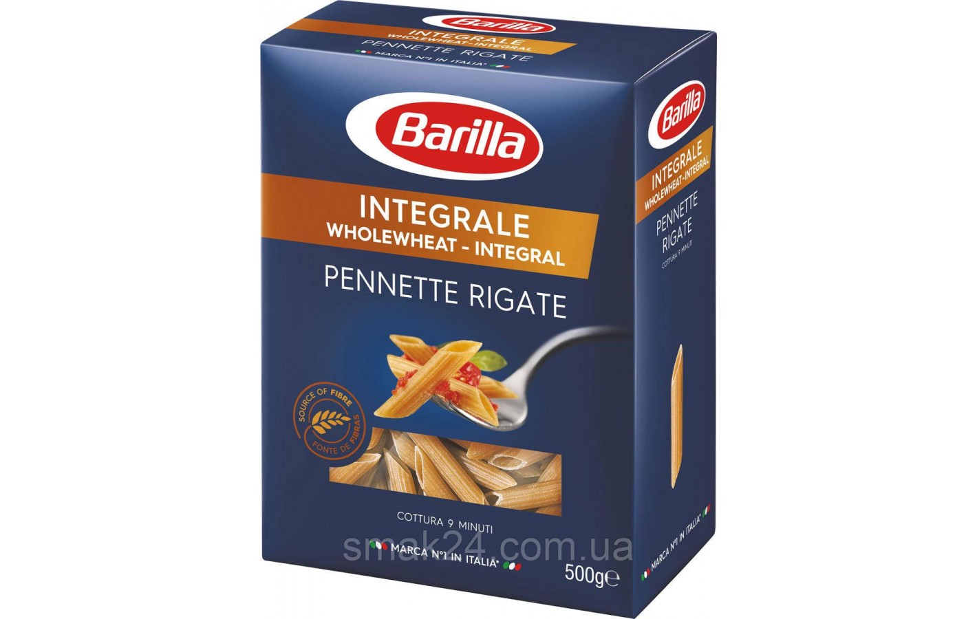 Макаронные изделия БЕЗ ЯИЦ Integrale Penne Rigate Barilla  Италия 500г