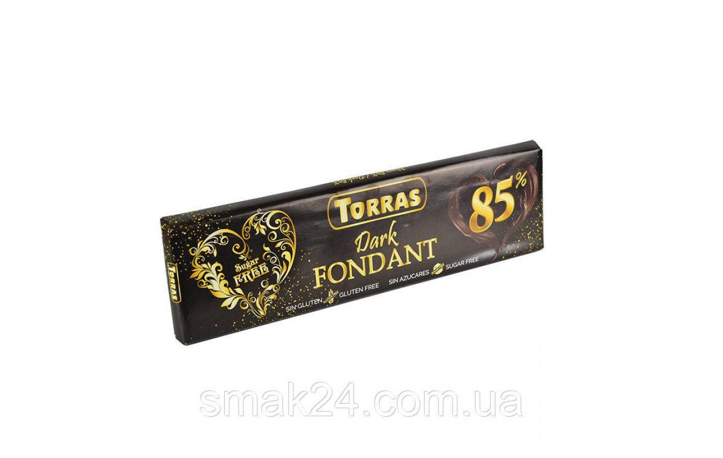 Шоколад без сахара и глютена Dark Fondant 85%  Torras Испания 300г