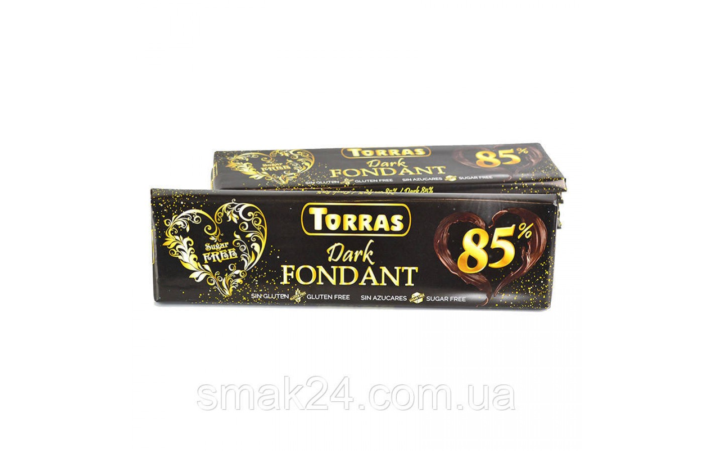 Шоколад без цукру та глютену Dark Fondant 85% Torras Іспанія 300 г