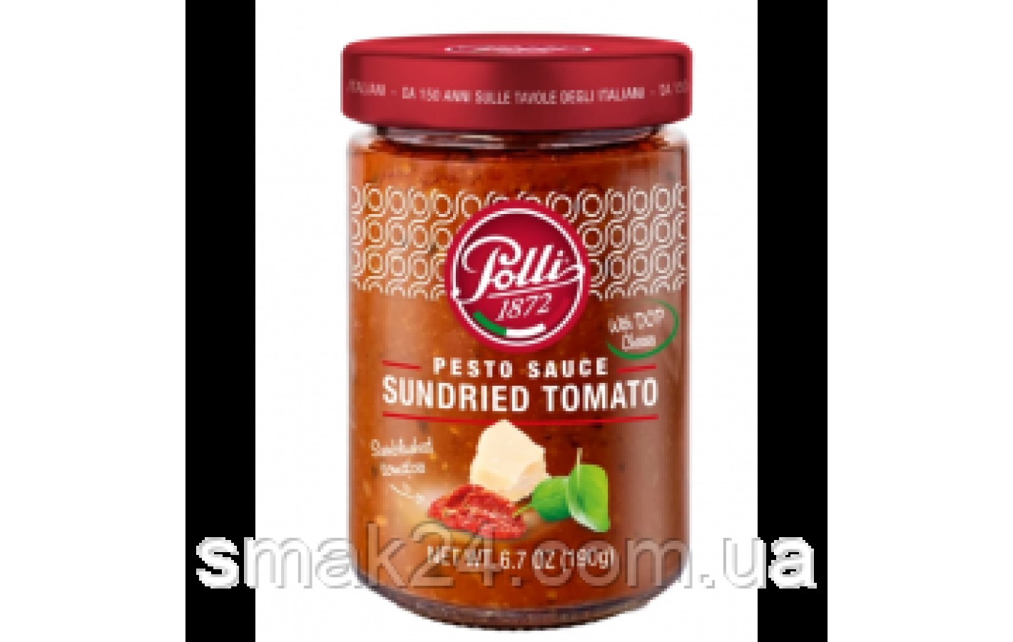 Соус песто Polli Pesto Pomodori secchi e formagio 190г Италия