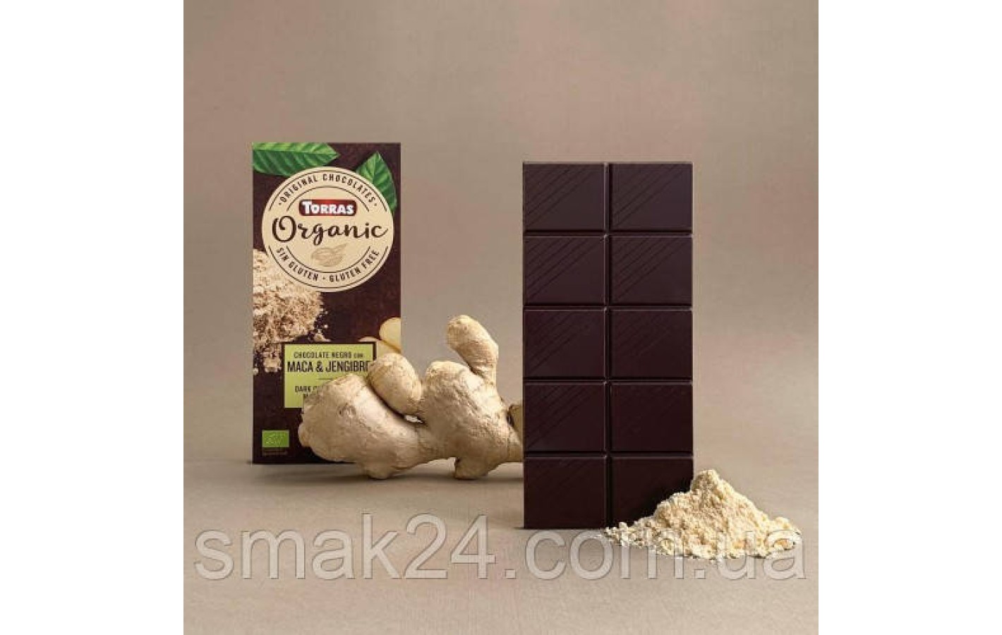 Шоколад чорний без глютену Organic з 