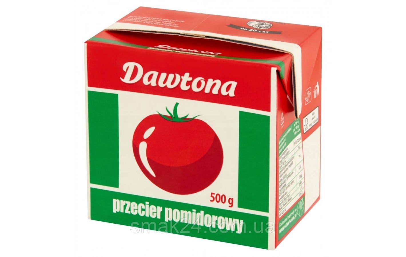 Томатная паста Dawtona przecier pomidorowy 500г Польша