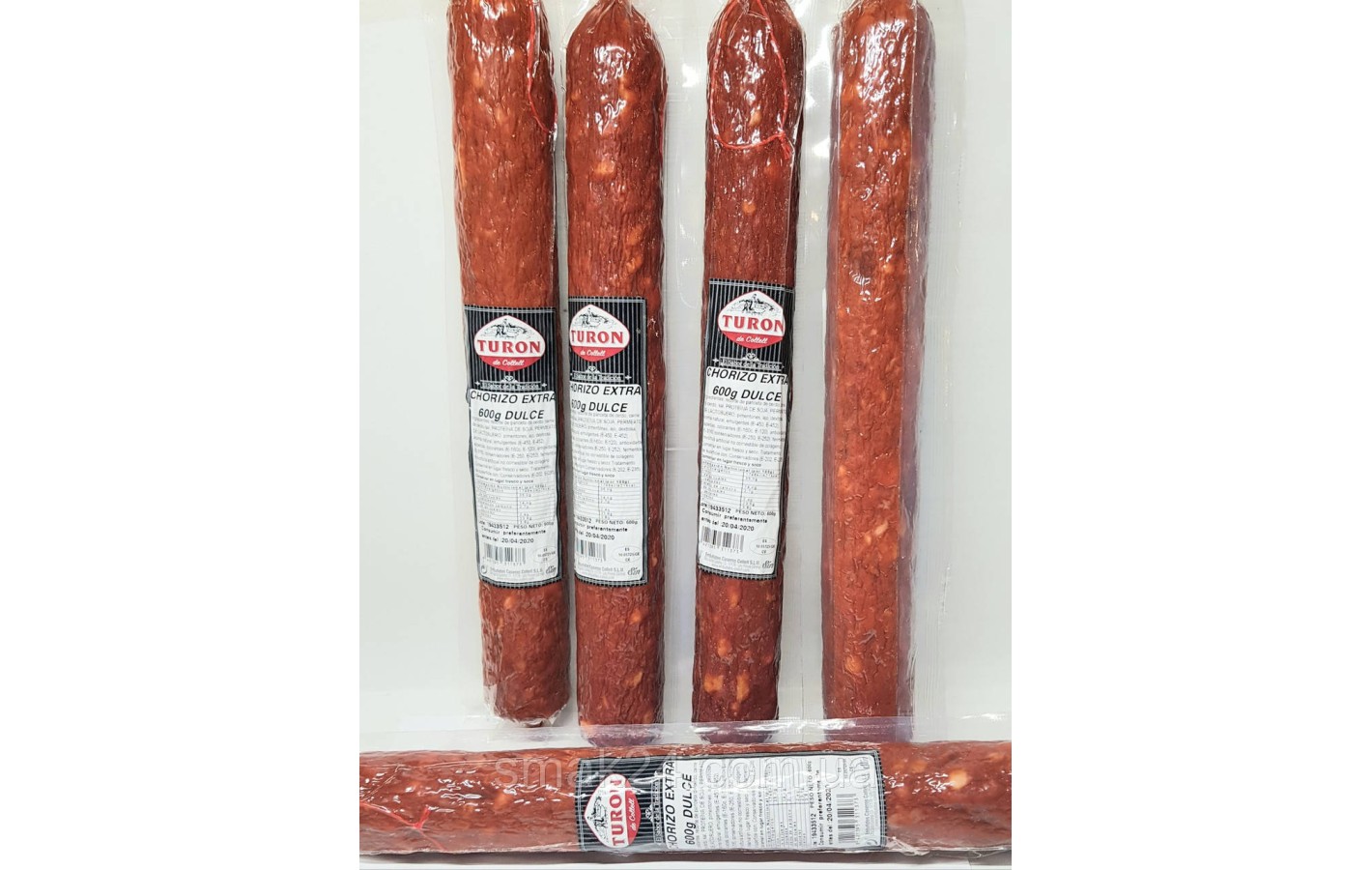 Ковбаса Чорізо EXTRA КОВБАСА Сollell , 600 г, Іспанія