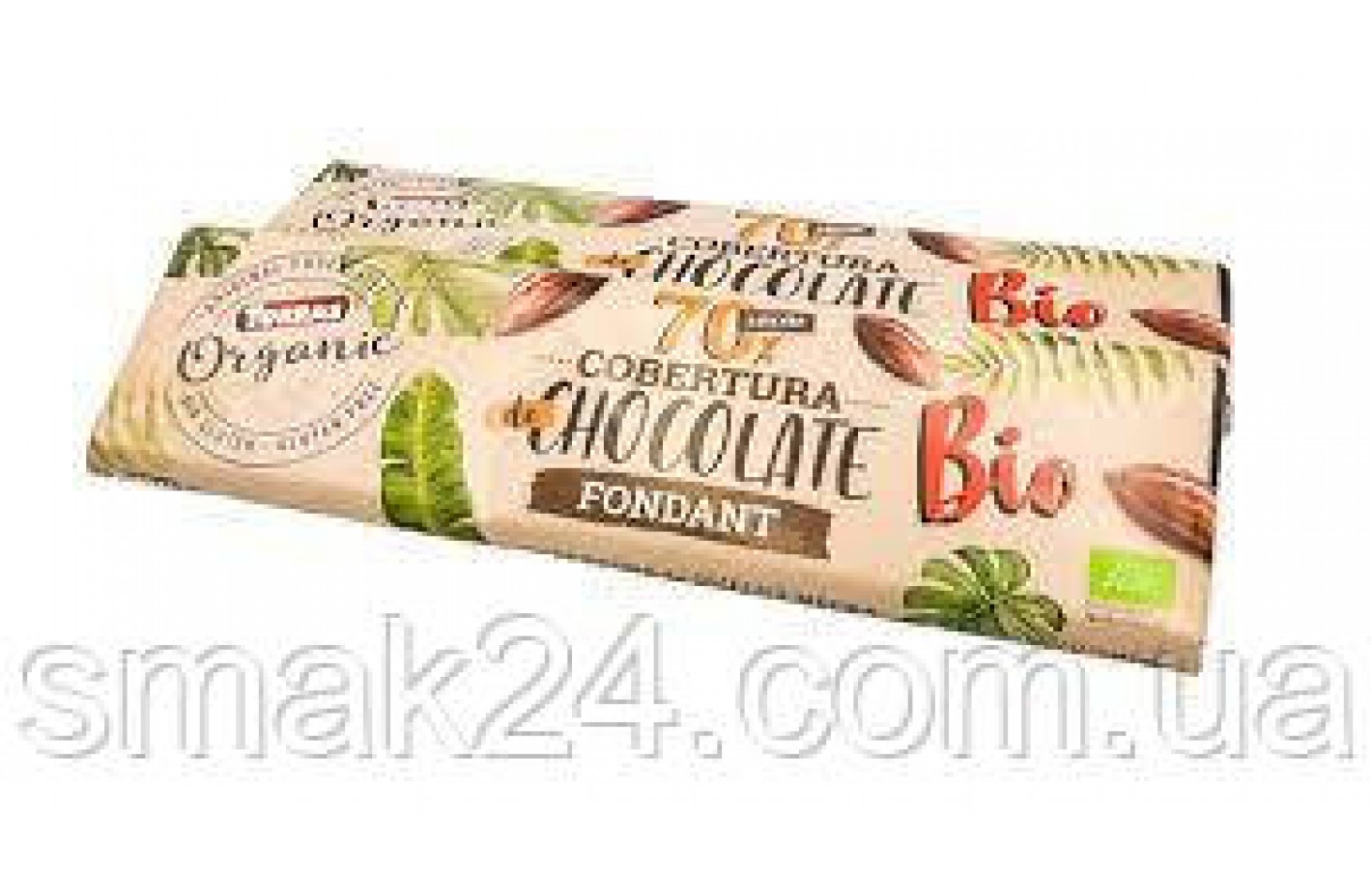 Шоколад без глютену Torras Organic Bio Cobertura 70% какао Іспанія 250 г