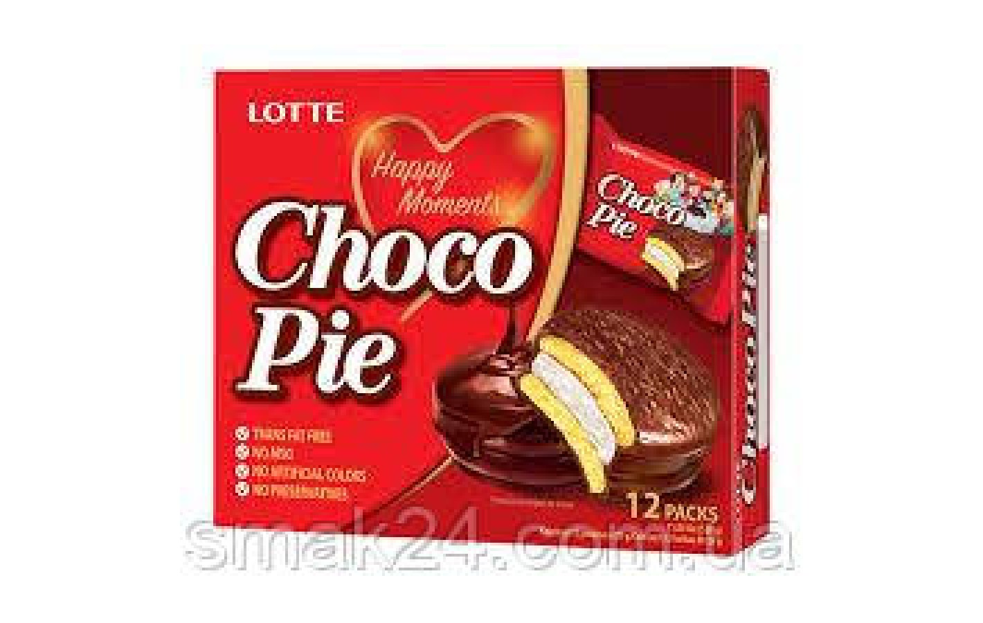 Печенье (Пирожное) Классика Choco Pie LOTTE Чоко пай  (12шт) 336г Ю.Корея