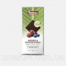 Шоколад черный без сахара и глютена с лесными ягодами Torras Stevia Negro & Frutas del Bosquo 125 г Испания