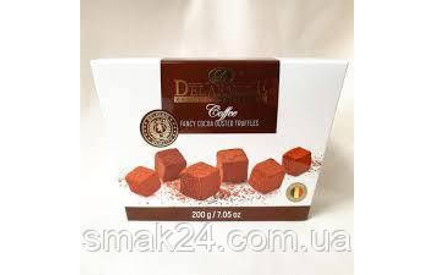 Конфеты трюфельные со вкусом кофе Delafaille Coffee 200г Бельгия
