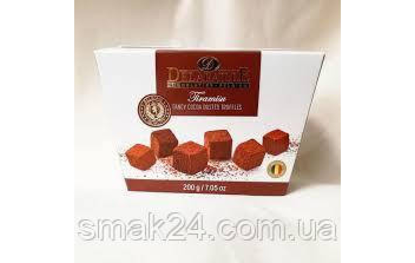Конфеты трюфельные со вкусом тирамису Delafaille Tiramisu 200г Бельгия