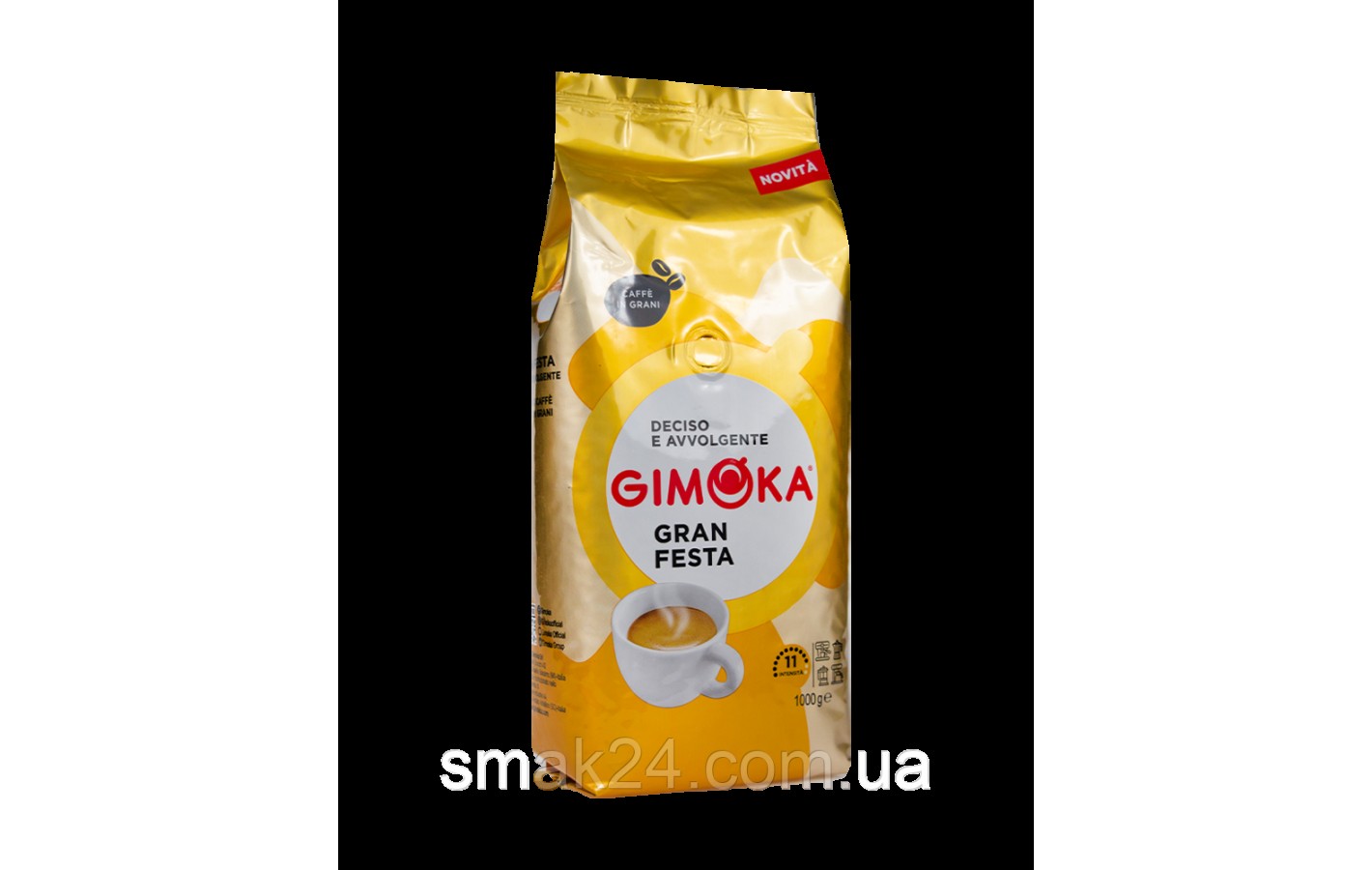 Кофе в зернах Gimoka  GRAN FESTA 1 кг Италия