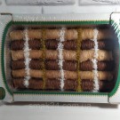 Пахлава з какао, волоським горіхом, фісташками і кокосовою стружкою 