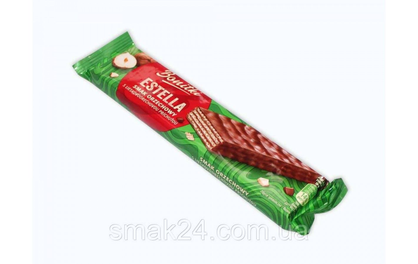 Вафли ореховые в шоколаде Bonitki-Estella orzechowa 50г Польша